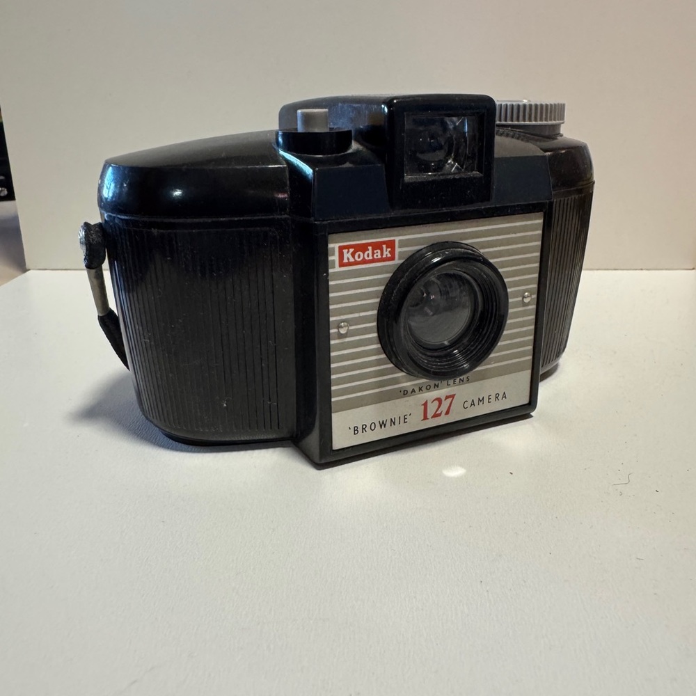 Kodak Brownie 127 Camera - Black and Silver